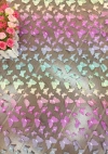 Factory direct sales of new high-end three-dimensional gradient butterfly row applique embroidery lace trim fabric Application Scenario
